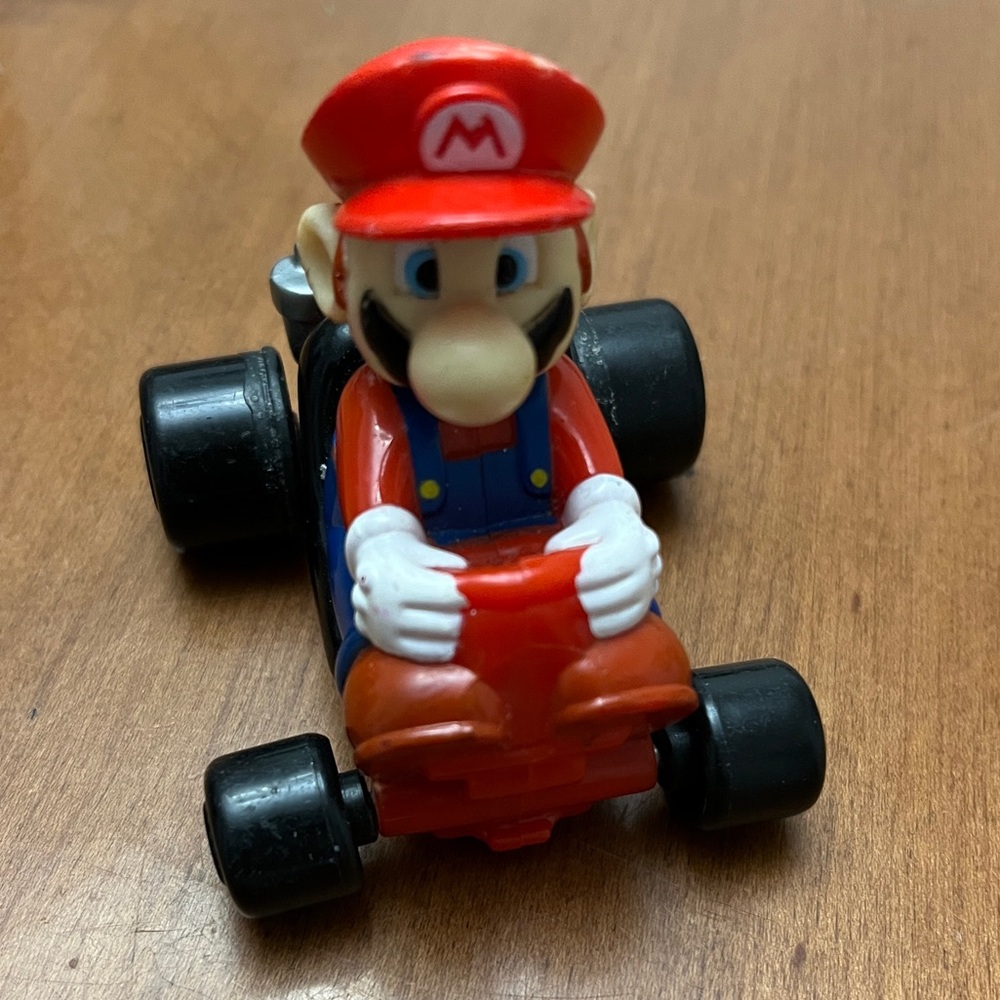 (2/$20) Vintage Mario Kart Pull Back Car